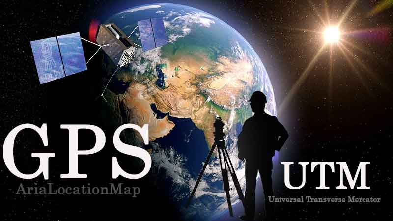 موقعیت‌یابی GPS نقشه‌برداری UTM